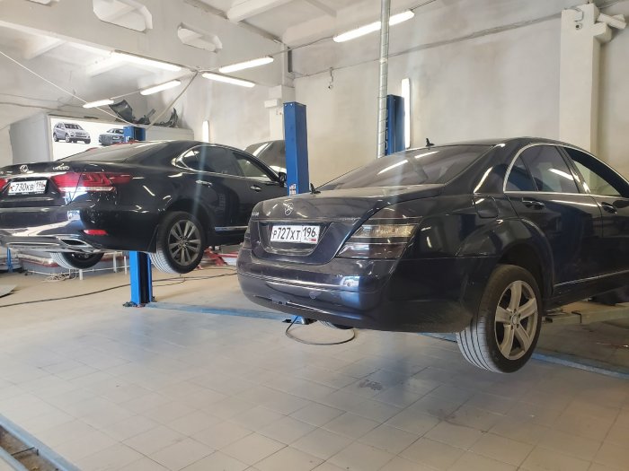 Замена блока клапанов пневмоподвески