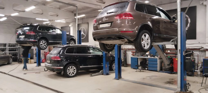 Замена задних пневмо баллонов на БМВ Х6