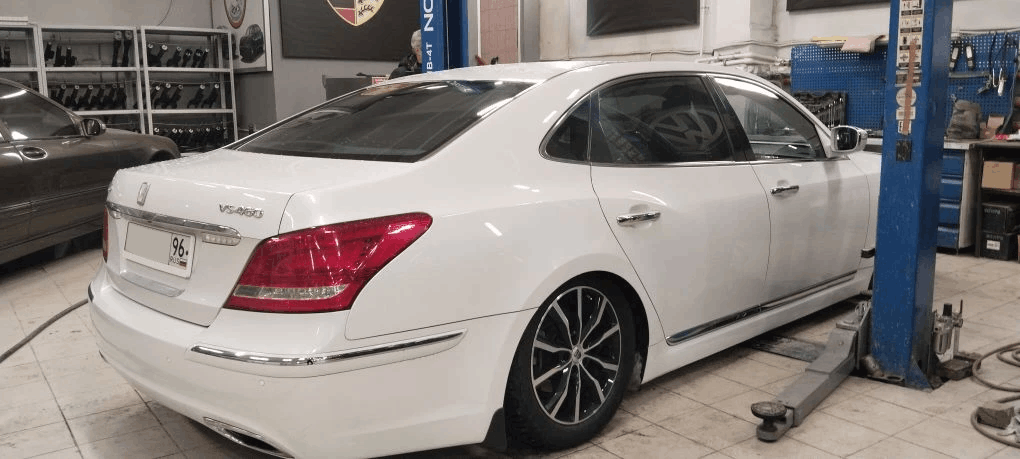 Ремонт и обслуживание пневмоподвески автомобиля Hyundai Equus