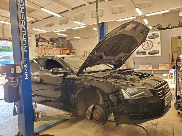 Ремонт и обслуживание пневмоподвески AUDI A8