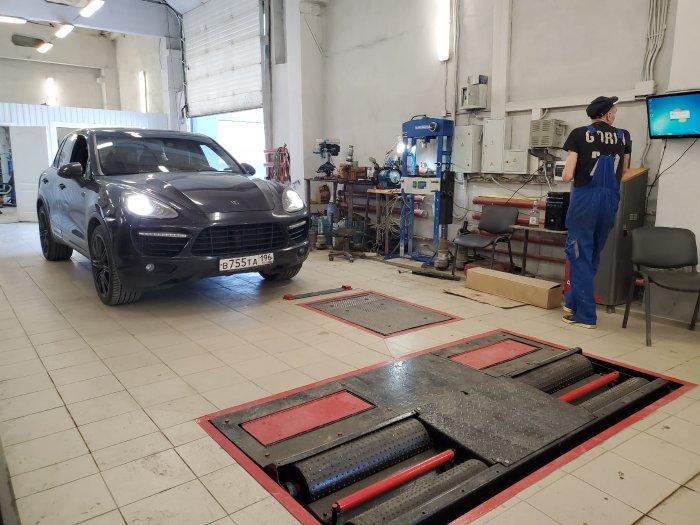 Диагностика подвески на вибро-стенде