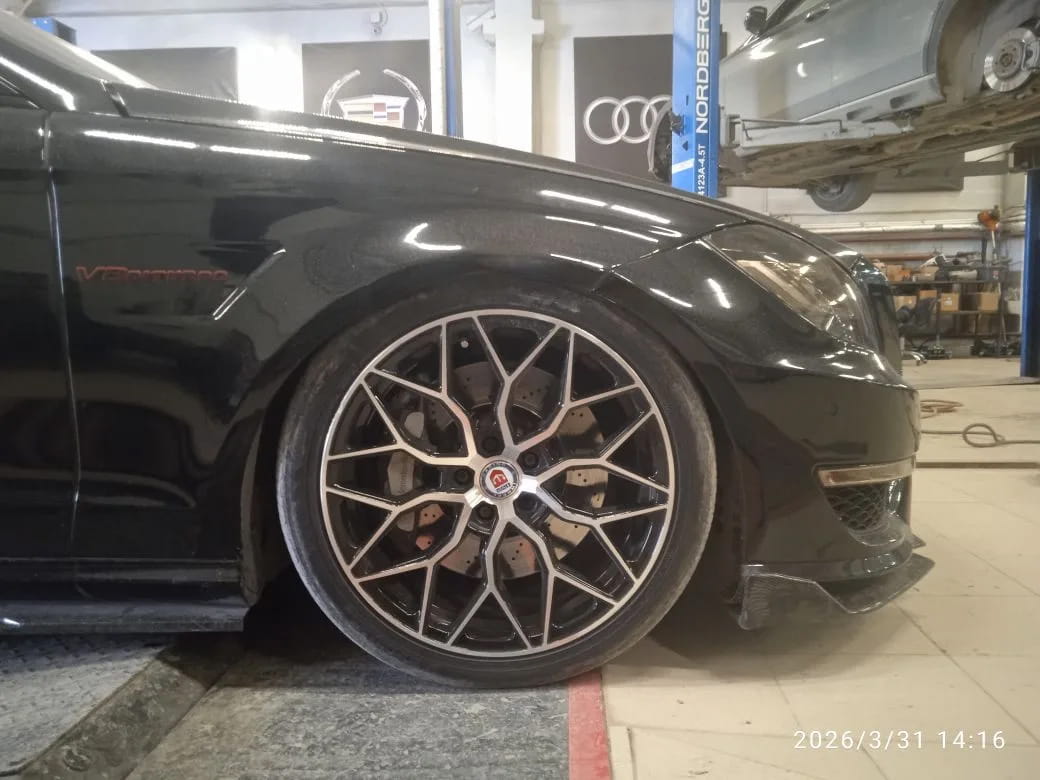 Mercedes‑Benz CLS 63 AMG снова как новый: диагностика на вибростенде в «Аирматик Про»