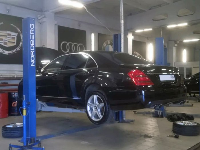 Пневмоподвеска Mercedes‑Benz S 500 AMG: когда комфорт требует точности