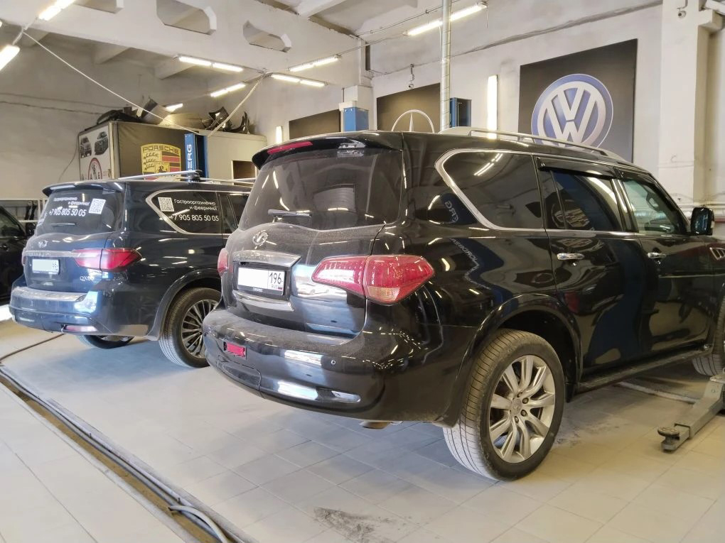 Комплексный ремонт внедорожников Infiniti в автотехцентре «Аирматик Сервис»: когда пневмоподвеска требует внимания