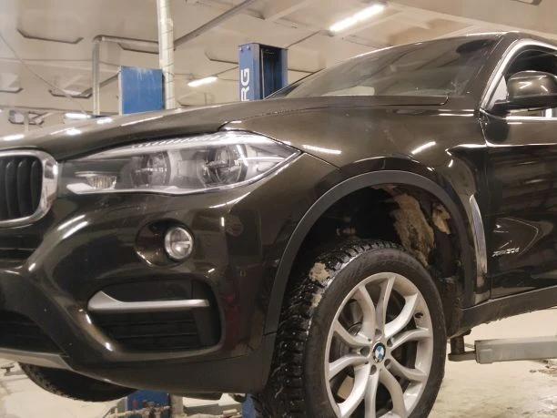 Замена задних пневмо баллонов на БМВ Х6