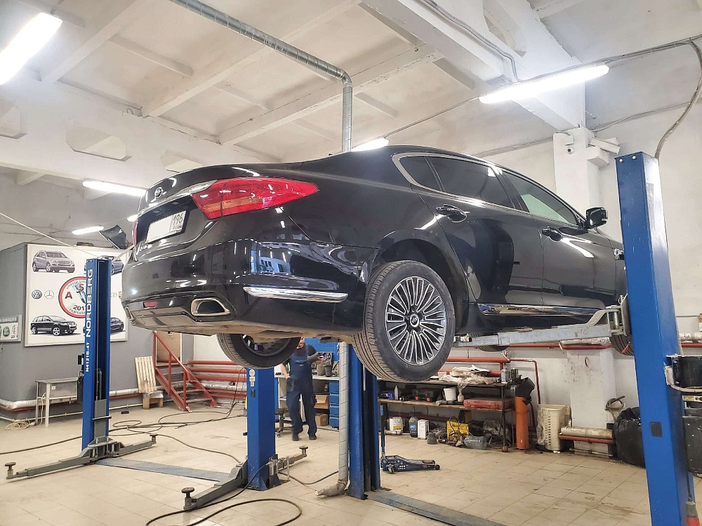 Ремонт пневмоподвески KIA QUORIS