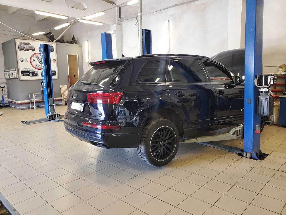 Диагностика и ремонт пневмобаллона AudiQ7