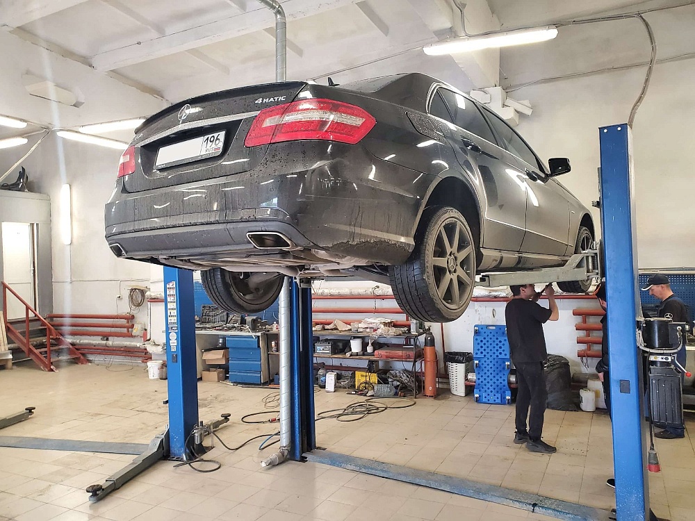 Диагностика подвески Mercedes Benz E classe