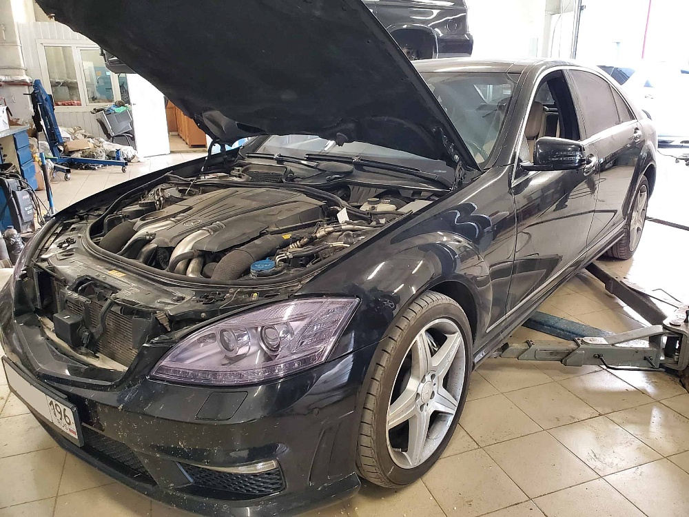 Ремонт и замена передних амортизаторов Mercedes