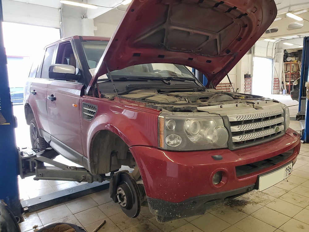 Ремонт пневмоподвески Range Rover