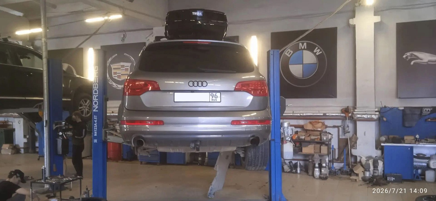 Ремонт подвески Audi Q7 первого поколения (кузов 4L)
