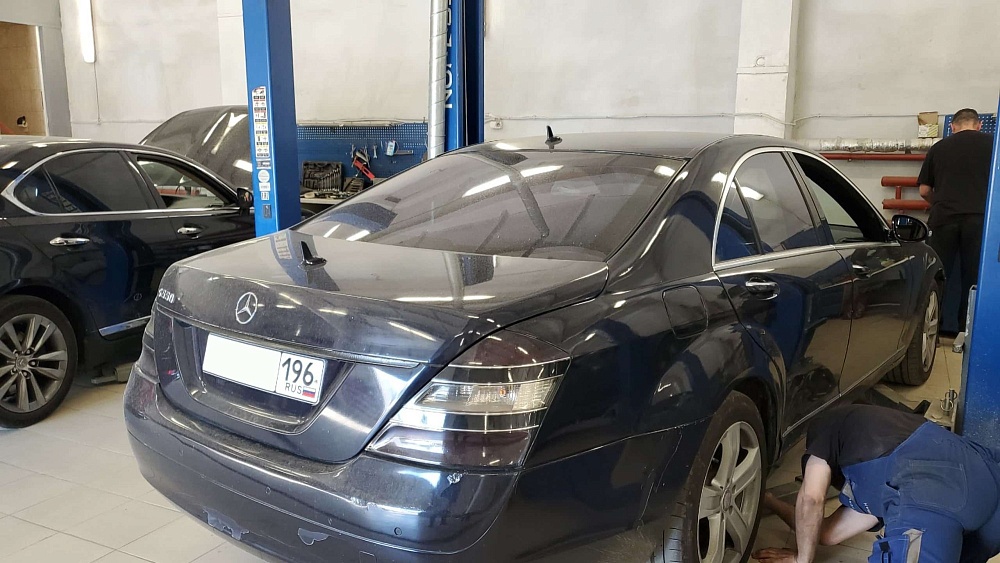 Замена блока клапанов пневмоподвески