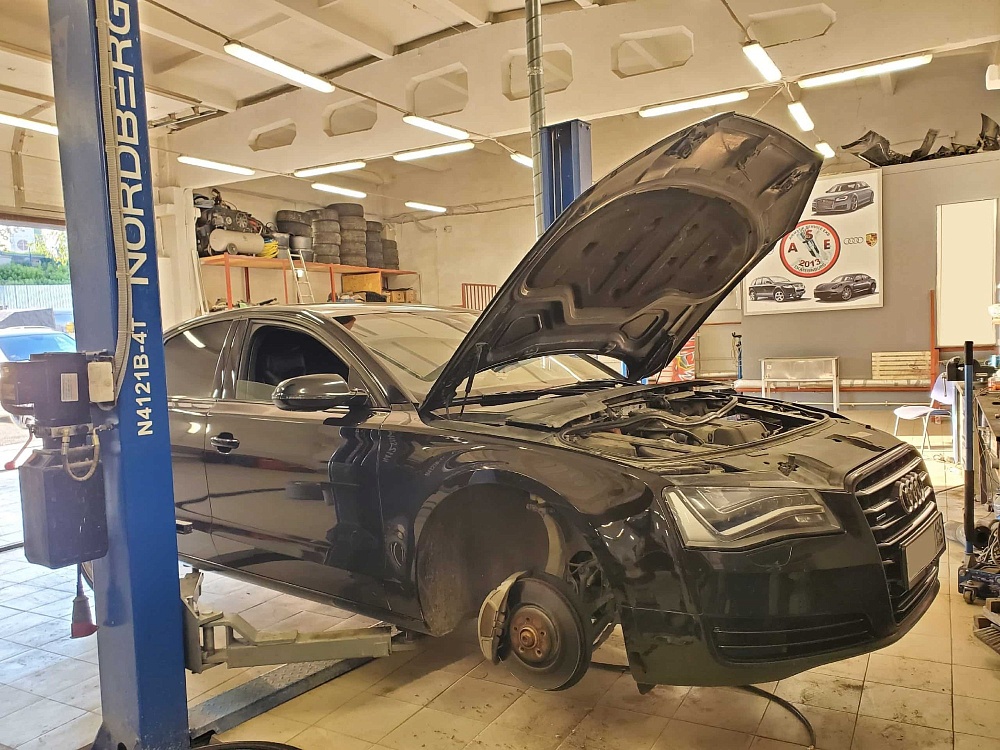 Ремонт и обслуживание пневмоподвески AUDI A8