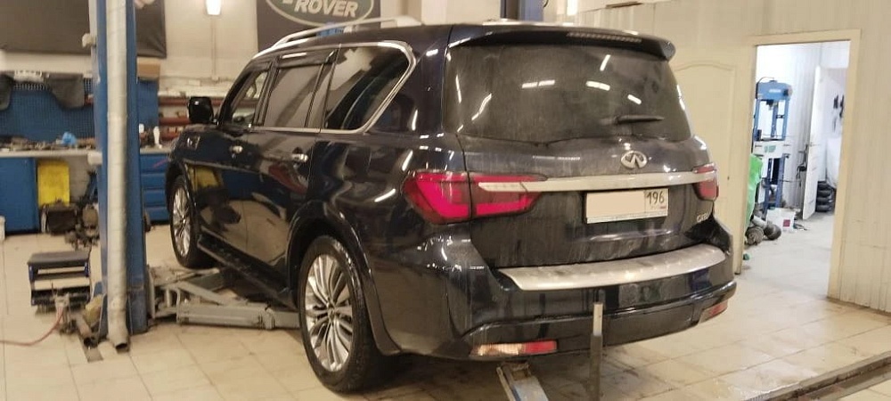 Ремонт и обслуживание пневмоподвески Infiniti QX80