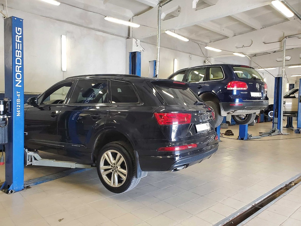 Ремонт и обслуживание пневмоподвески Audi Q7