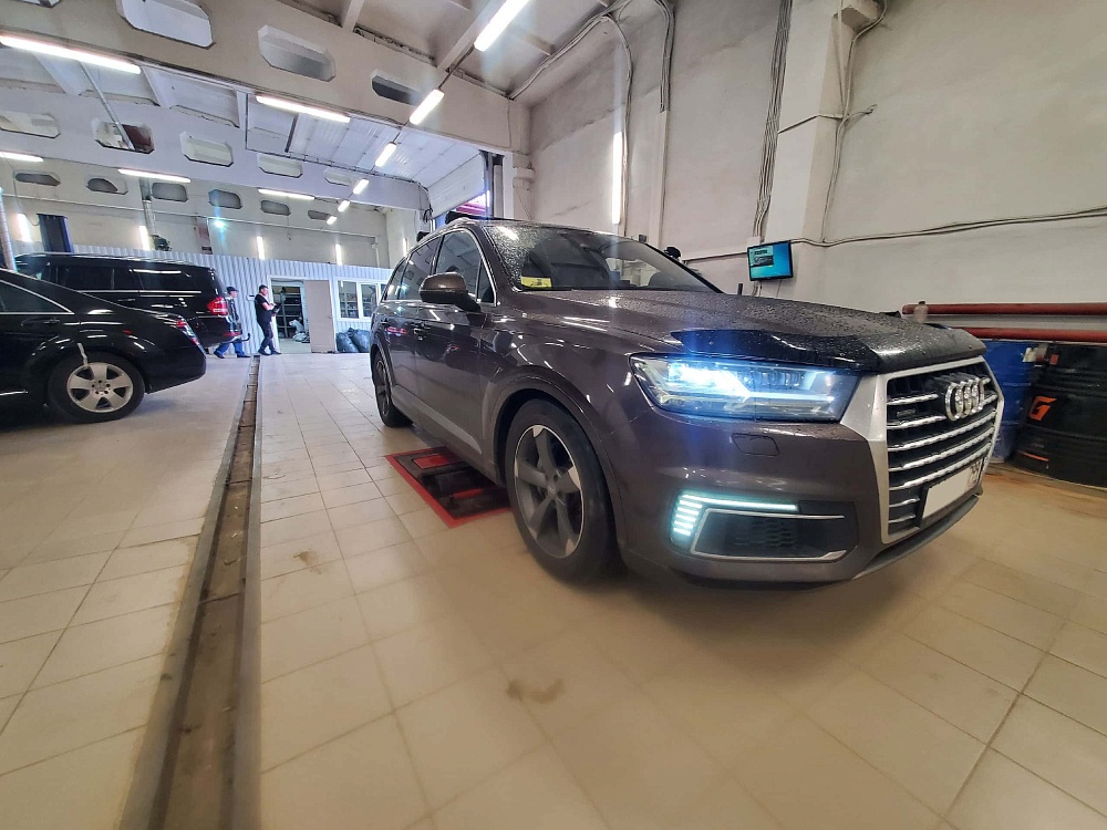 Диагностика и ремонт пневмоподвески AUDI Q7