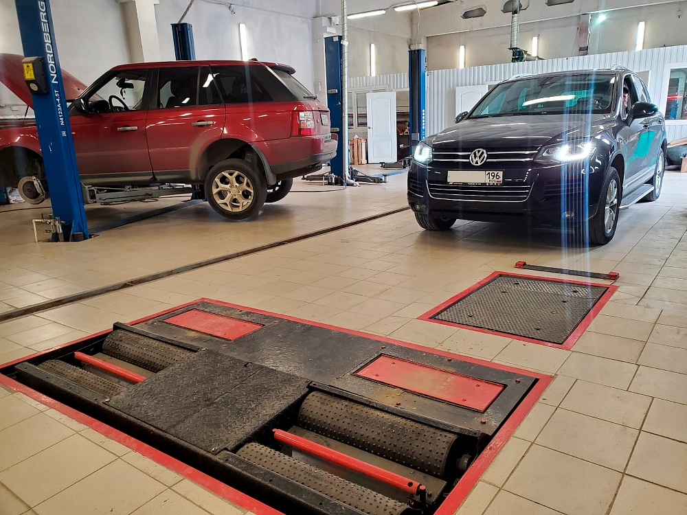 Комплексная диагностика пневмоподвески Touareg