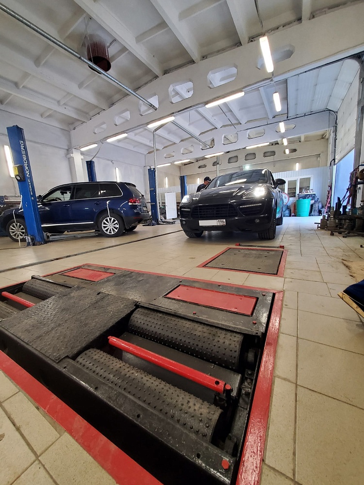 Диагностика подвески на вибро-стенде