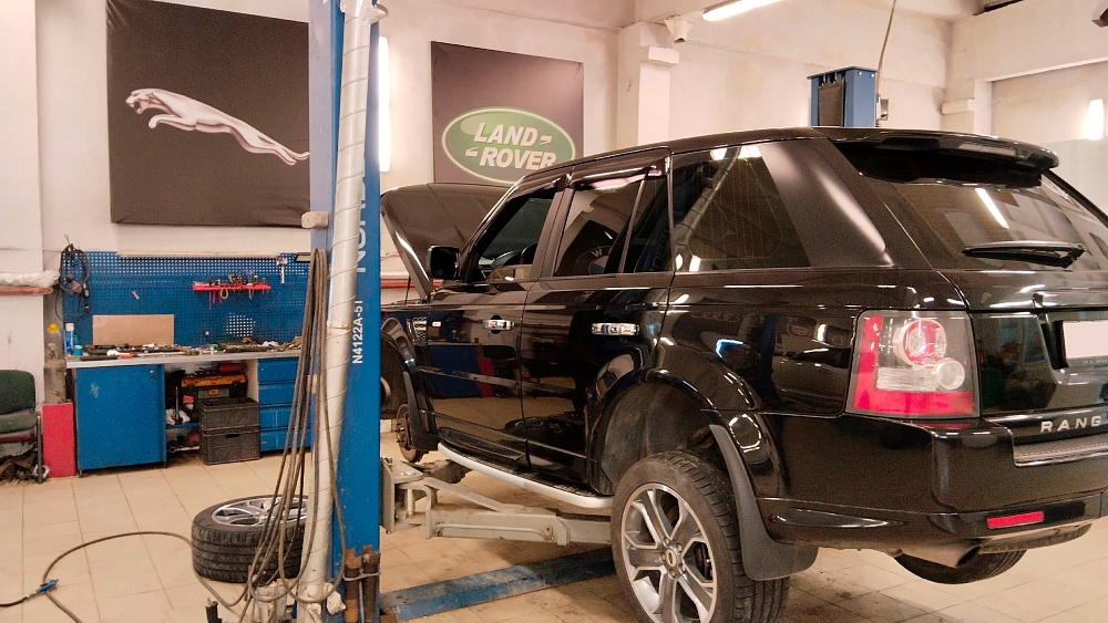 Ремонт и обслуживание пневмоподвески на автомобиле Ренж Ровер