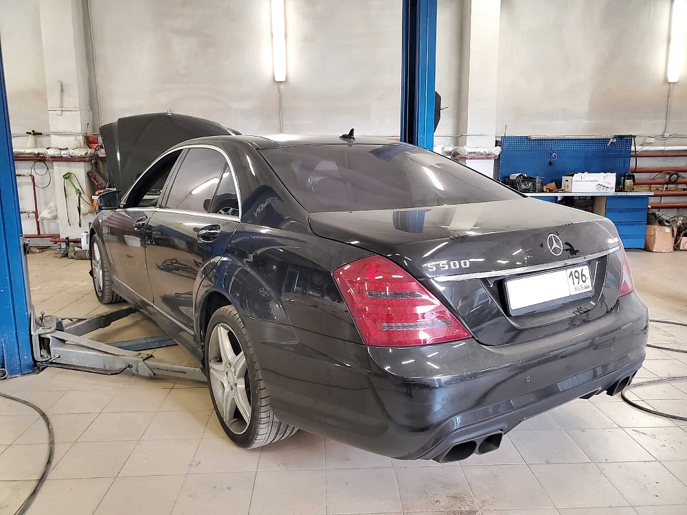 Ремонт и замена передних амортизаторов Mercedes