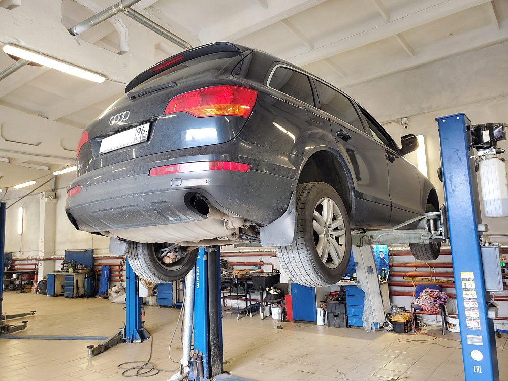 Ремонт пневмоподвески Audi Q7