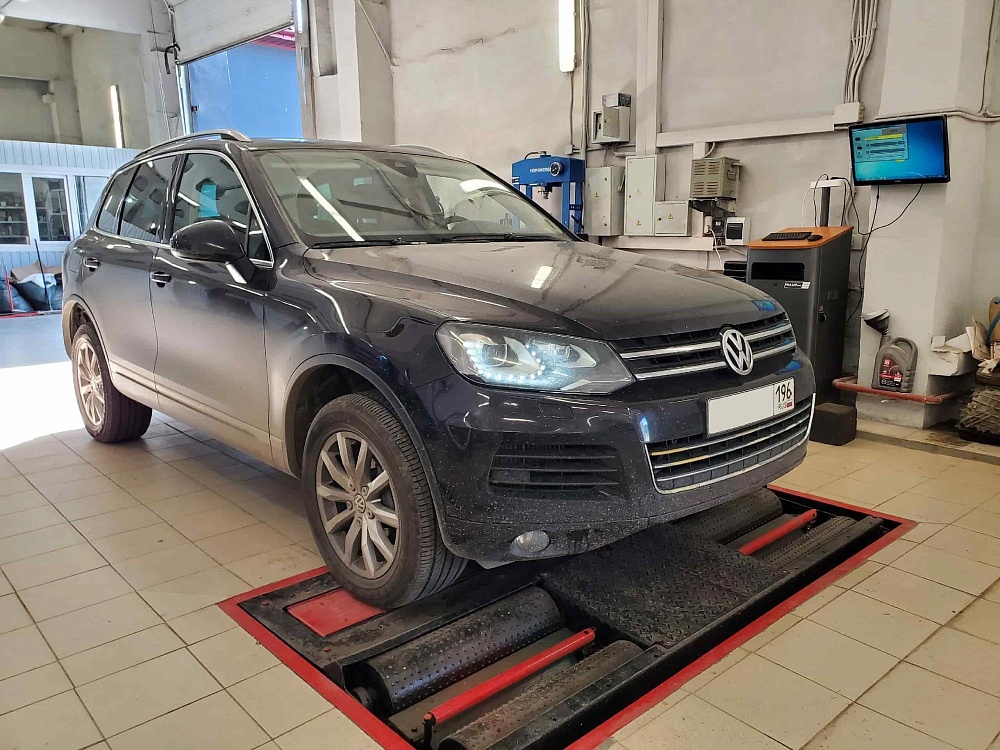 Диагностика и ремонт пневмоамортизаторов Volkswagen Touareg