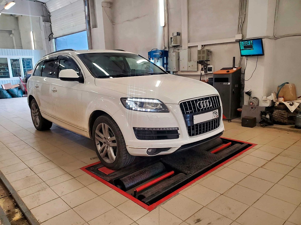 Диагностика пневмоподвески Audi Q7