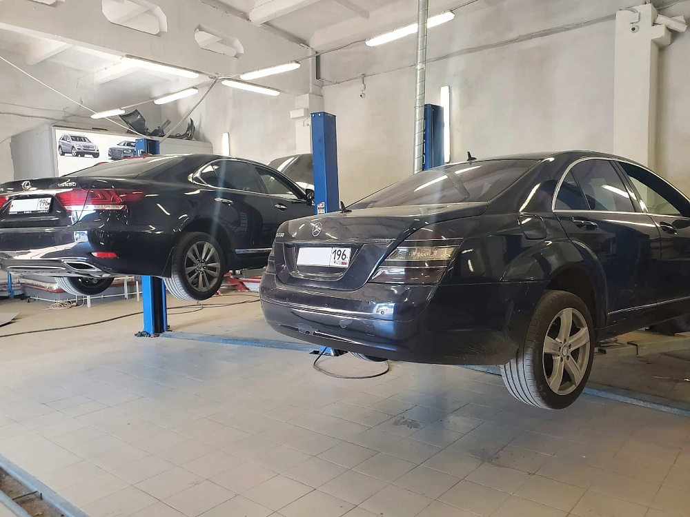 Замена блока клапанов пневмоподвески