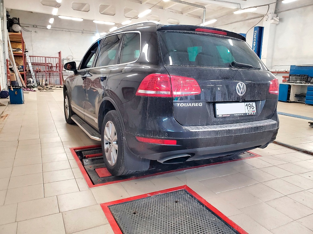 Комплексная диагностика пневмоподвески Touareg